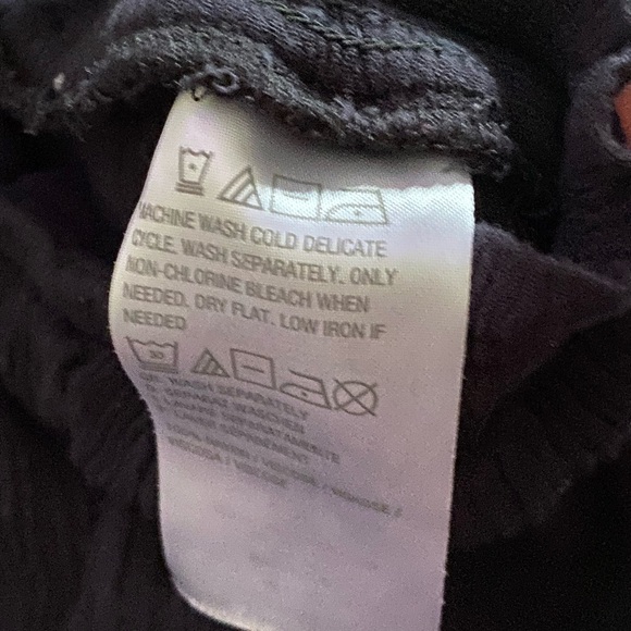 G.I.L.I. Black Wide Leg Pants with Flowing Silhouette size XL - Picture 3 of 8